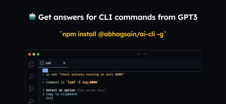 Open Source GPT -3 Powered CLI