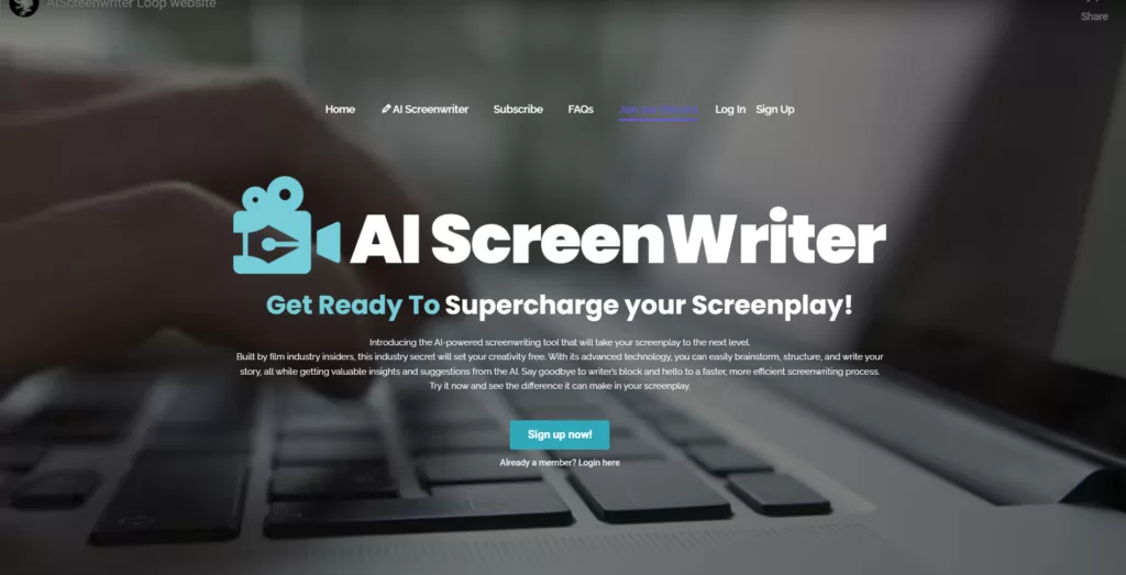 AIScreenwriter is a state-of-the-art tool designed to streamline the screenwriting process