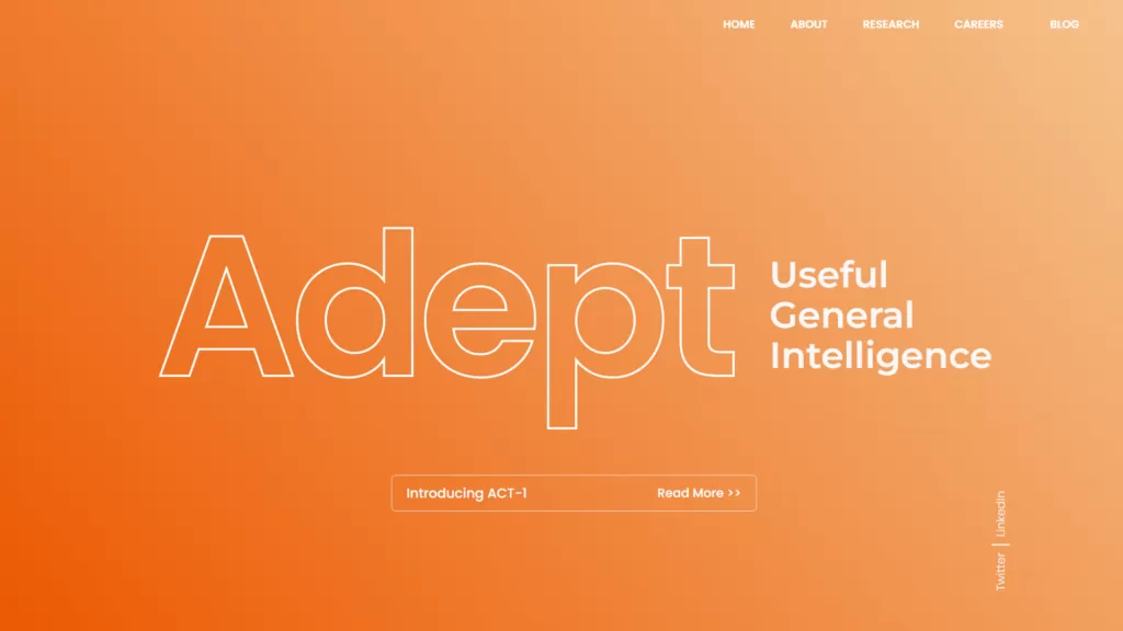 Adept is an ML research and product lab building general intelligence by enabling humans and computers to work together creatively.-find-Free-AI-tools-Victrays.com_