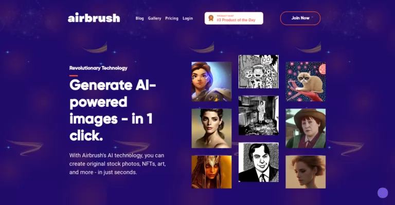 Generate AI-powered images - in 1 click. With Airbrush's AI technology