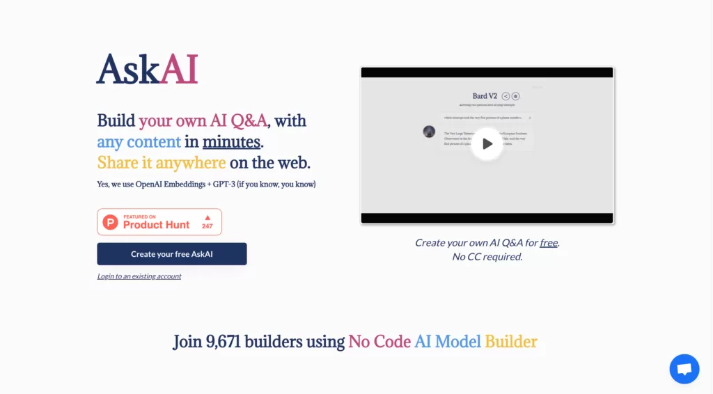 Build your own AI Q&A