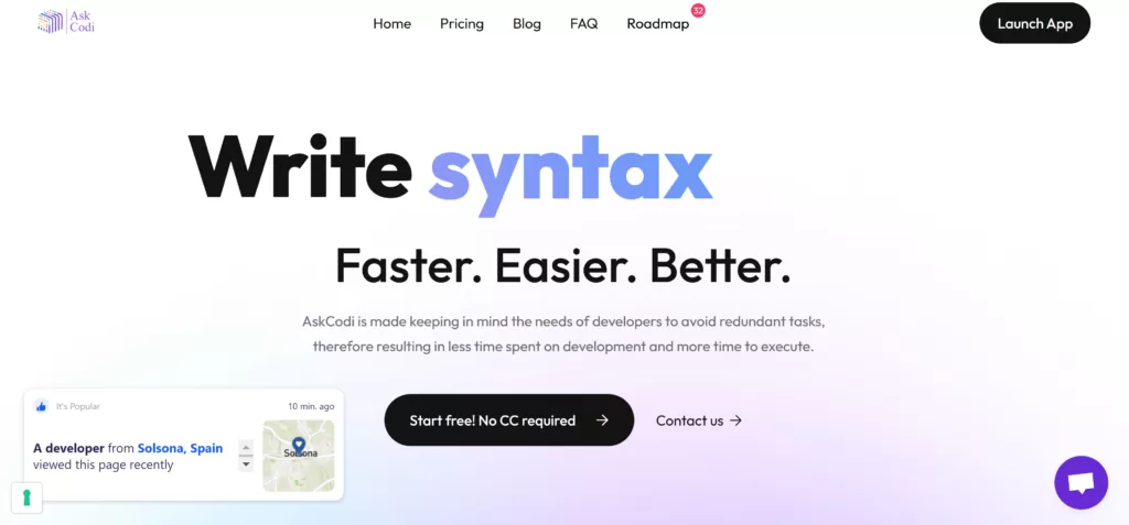 Write Syntax