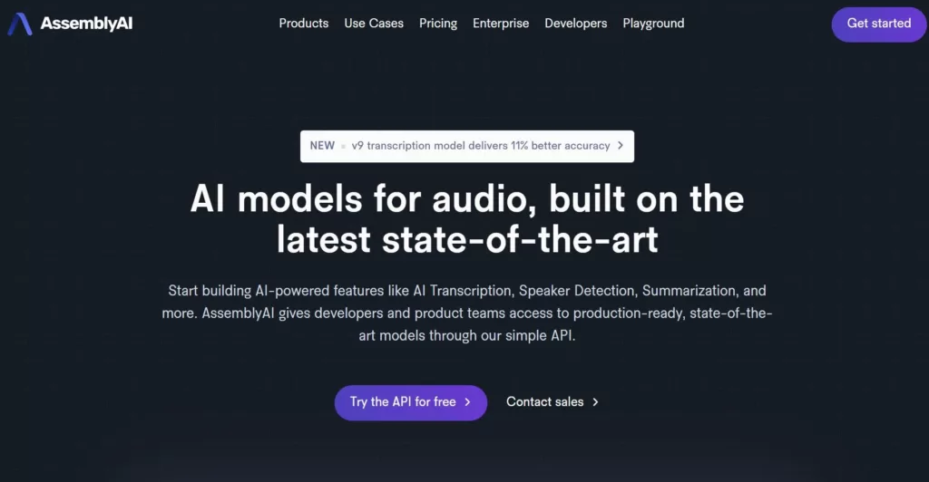 Transcribe and understand audio with State-of-the-Art AI models. Automatic Speech Recognition (ASR)