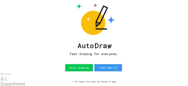 Autodraw is an AI tool that allows you to draw faster by guessing what object or shape you intend on drawing.-find-Free-AI-tools-Victrays.com_