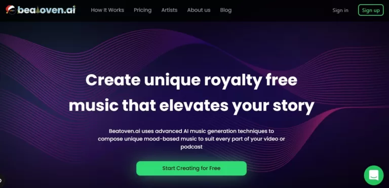 Beatoven.ai uses advanced AI music generation techniques to compose unique mood-based music to suit every part of your video or podcast.-find-Free-AI-tools-Victrays.com_