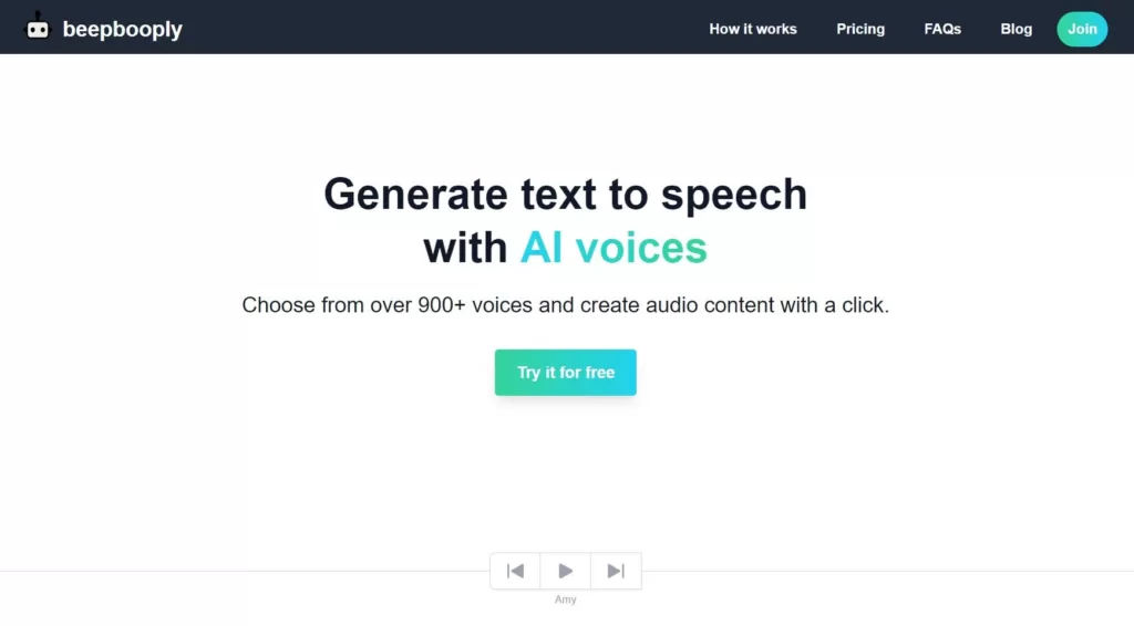 Convert text to speech in over 900+ voices across 80+ languages. Generate and download realistic and natural sounding audio content with a click.-find-Free-AI-tools-Victrays.com_