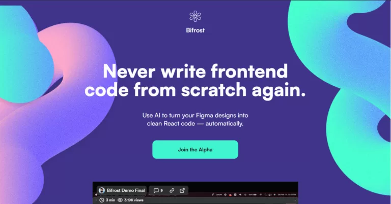 Bifrost is a tool that can help turn Figma designs into React code automatically. With this tool