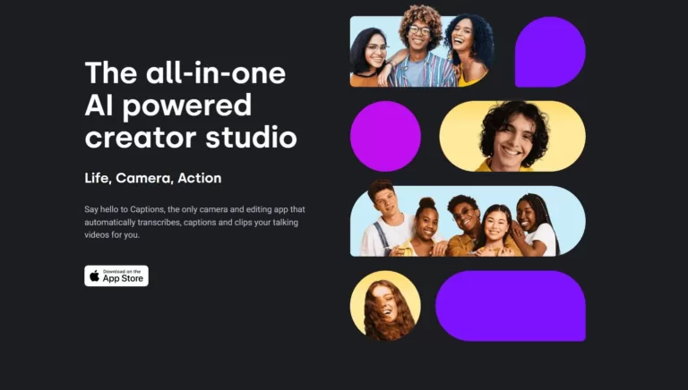 AI-powered camera and editing app that helps you create videos with captions