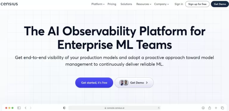 Censius is an AI Observability Platform that helps organizations of all scales confidently make their machine learning models work in production. The company launched its flagship AI observability platform that helps bring accountability and explainability to data science projects. A comprehensive ML monitoring solution helps proactively monitor entire ML pipelines to detect and fix ML issues such as drift