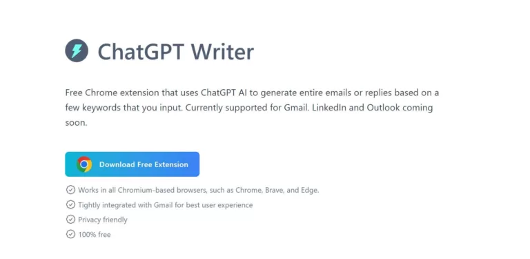 Free Chrome extension that uses ChatGPT AI to generate emails or replies based on a few keywords you input. Currently supported for Gmail. Supports all popular languages