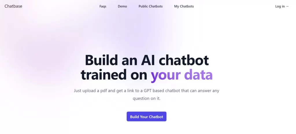 Just upload a pdf and get a link to a GPT based chatbot that can answer any question on it.-find-Free-AI-tools-Victrays.com_