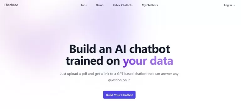 Just upload a pdf and get a link to a GPT based chatbot that can answer any question on it.-find-Free-AI-tools-Victrays.com_