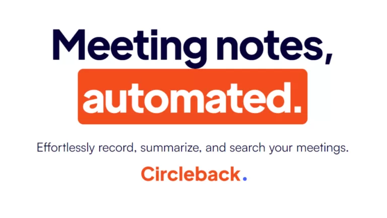 Circleback transcribes your meetings and crafts notes and follow-up emails that’ll blow you away. Our natural language search lets you ask questions about past meetings like “what is Chris’s biggest problem with their current sales process?”