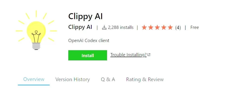 Clippy AI (VS Code Extension) is a simple wrapper around OpenAI Codex. It allows you to send Codex your current file as well as some instructions in plain-text English. It then opens a diff view in your editor so you can easily see the suggested changes and accept or reject them.-find-Free-AI-tools-Victrays.com_