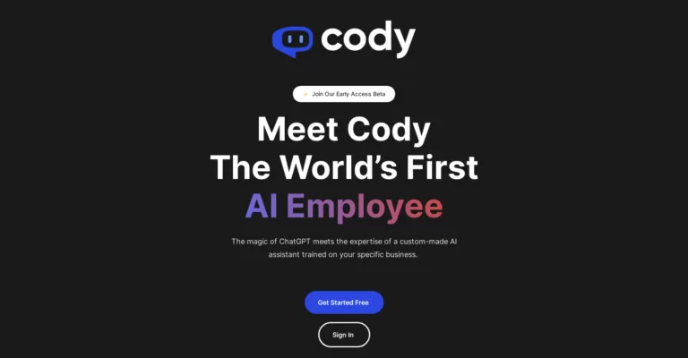 Cody is our solution to the limitations of ChatGPT. While ChatGPT is a powerful tool
