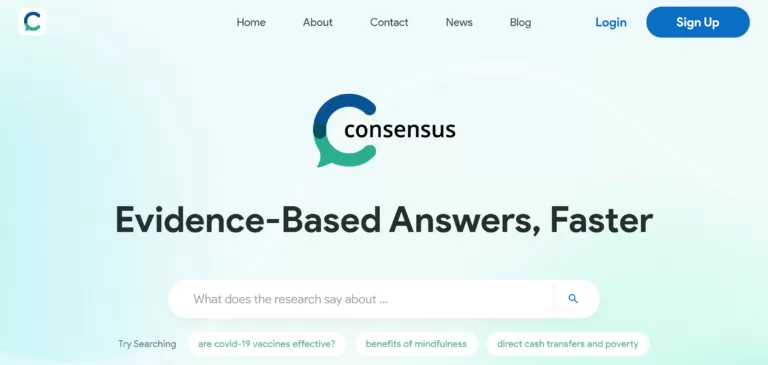 Consensus is a search engine that uses AI to instantly extract