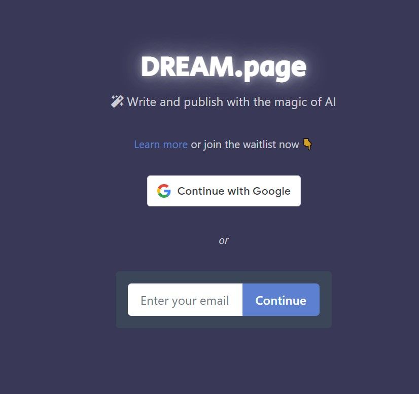 Write and publish with the magic of AI!