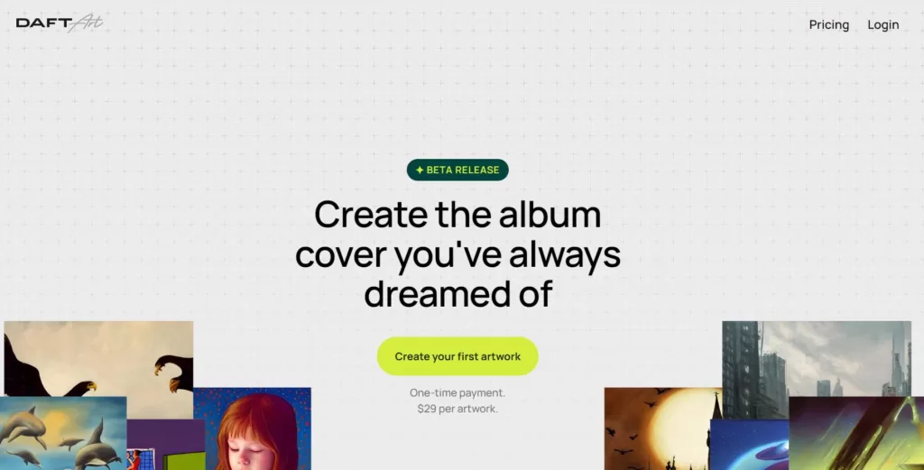 AI album art generator.