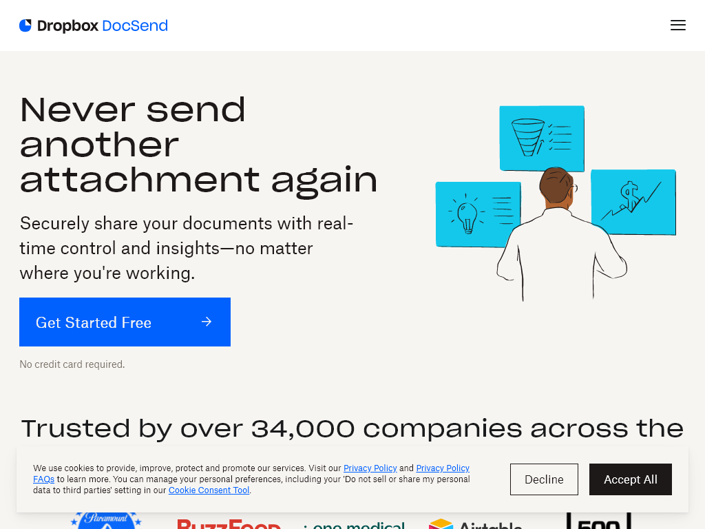 Securely share your documents with real-time control and insights—no matter where you're working.-find-Free-AI-tools-Victrays.com_