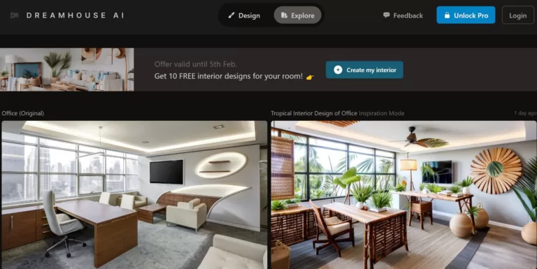 An AI interior design tool that re-designs your home