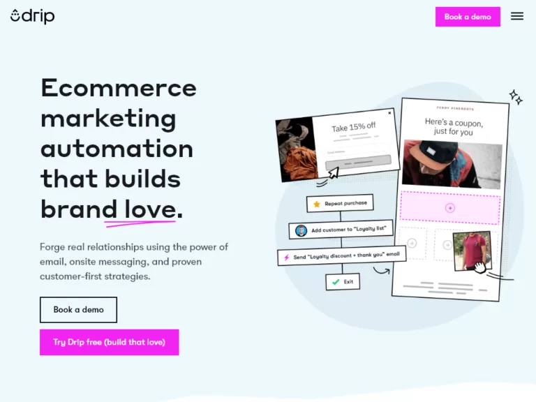 100% built for ecommerce. Automated marketing tools