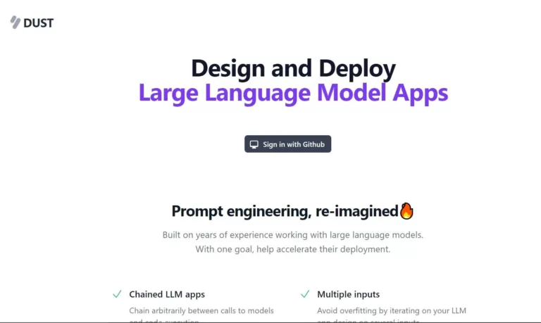 Design and Deploy Large Language Model Apps.