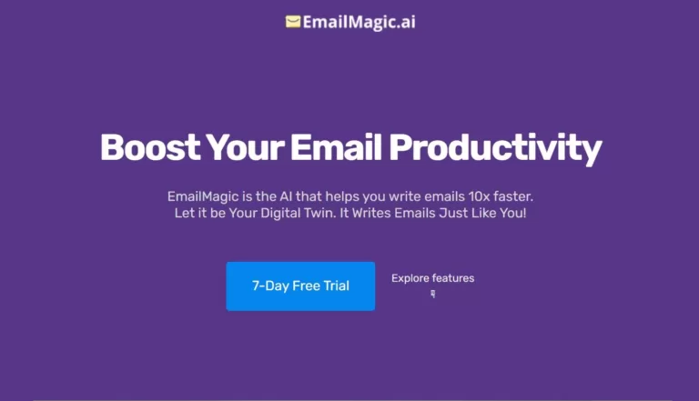 EmailMagic uses AI to help users write emails 10x faster. There are two subscription plans available - Basic and Premium - and a 7-day free trial for both. The Basic plan offers 10 emails per day
