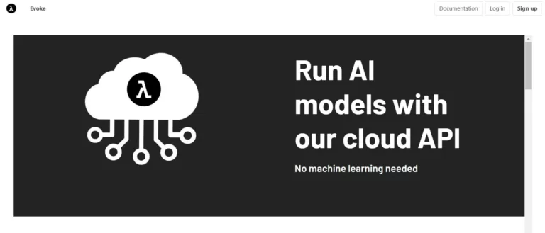 Evoke allows devs and businesses building AI apps to avoid expensive cloud setup by hosting AI models on the cloud that are accessible through APIs.
