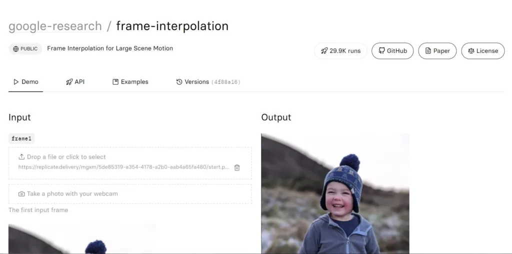FILM - Frame Interpolation for Large Scene Motion.