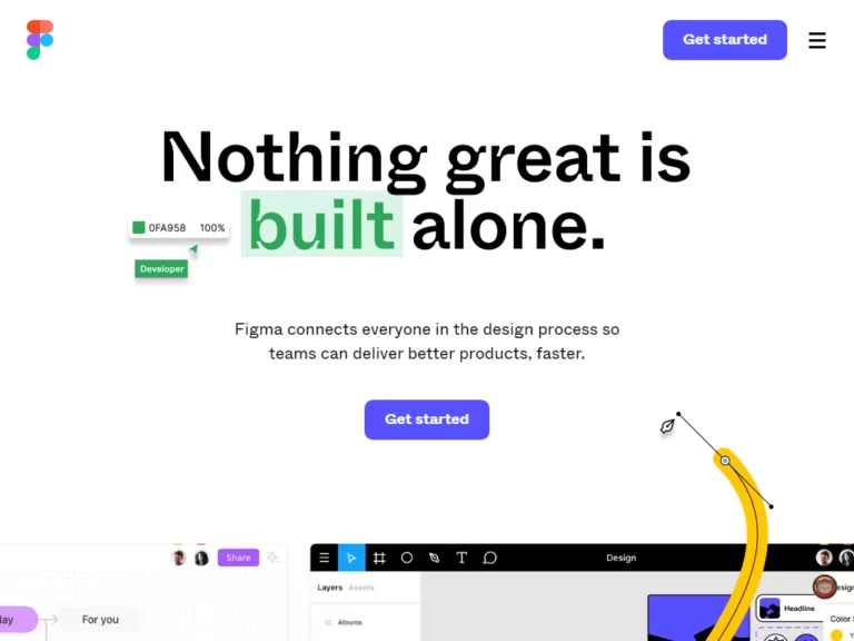 Figma is a powerful design tool that helps you to create anything: websites