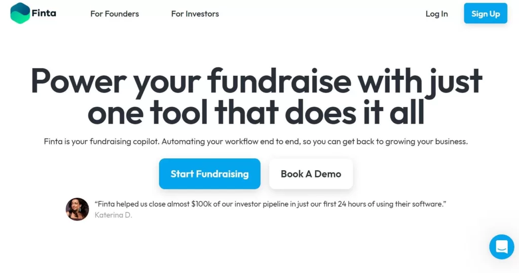 Power your fundraise with just one tool that does it all.