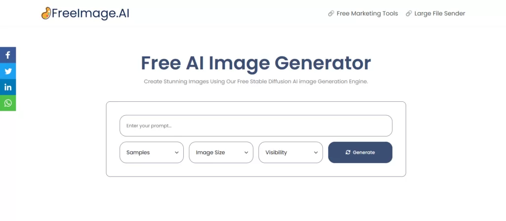 With a very simple and clean UI