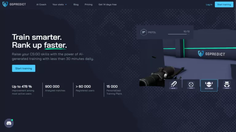 Raise your CS:GO skills with the power of AI-generated training with less than 30 minutes daily.Train smarter. Rank up faster.-find-Free-AI-tools-Victrays.com_