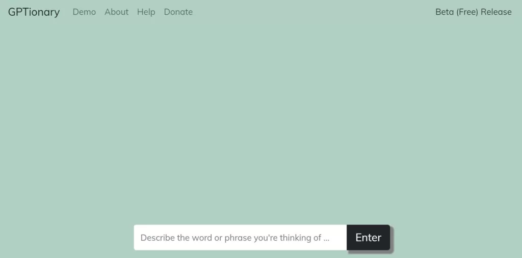 GPTionary is a next-generation thesaurus powered by cutting-edge language models such as GPT and other advanced NLP technologies. Developed by college students