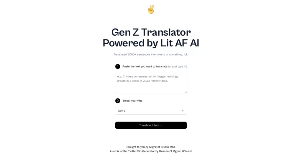 A fun AI project that converts any given text to Gen Z slang. The tool would be able to identify words and phrases in the original text and then replace them with their corresponding slang words or phrases. Translated 2000+ sentences into tweets or something