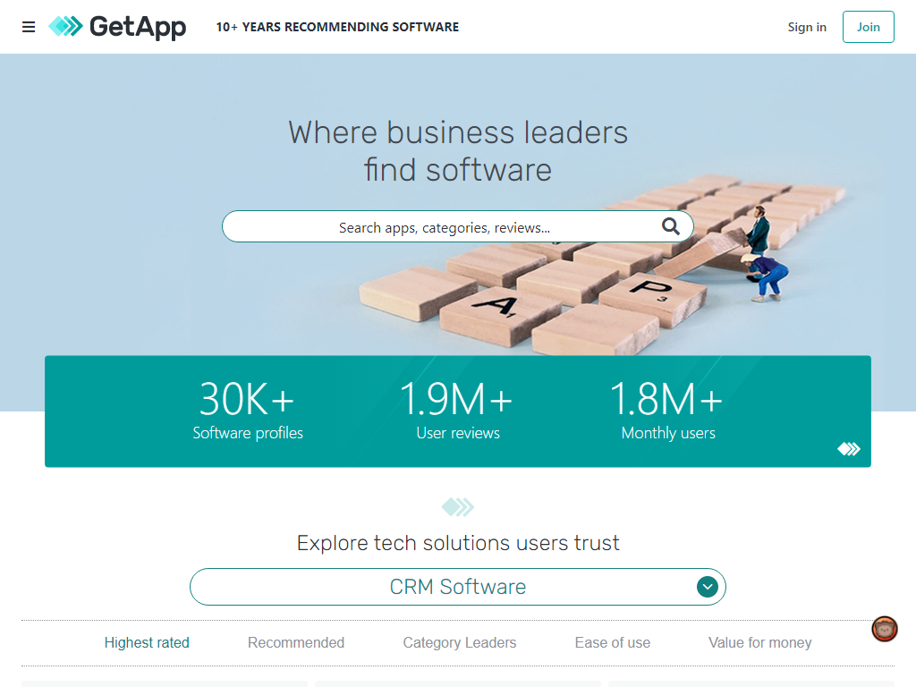 GetApp is an ecosystem of business app and software discovery platforms.-find-Free-AI-tools-Victrays.com_