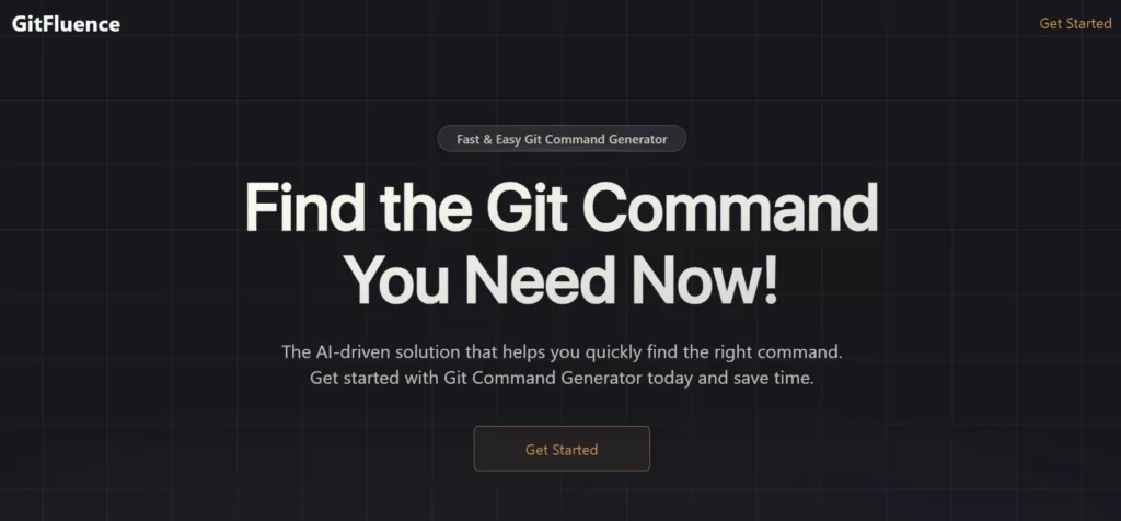 GitFluence is an AI-driven solution that helps you quickly find the right command. Get started with Git Command Generator today and save time.-find-Free-AI-tools-Victrays.com_
