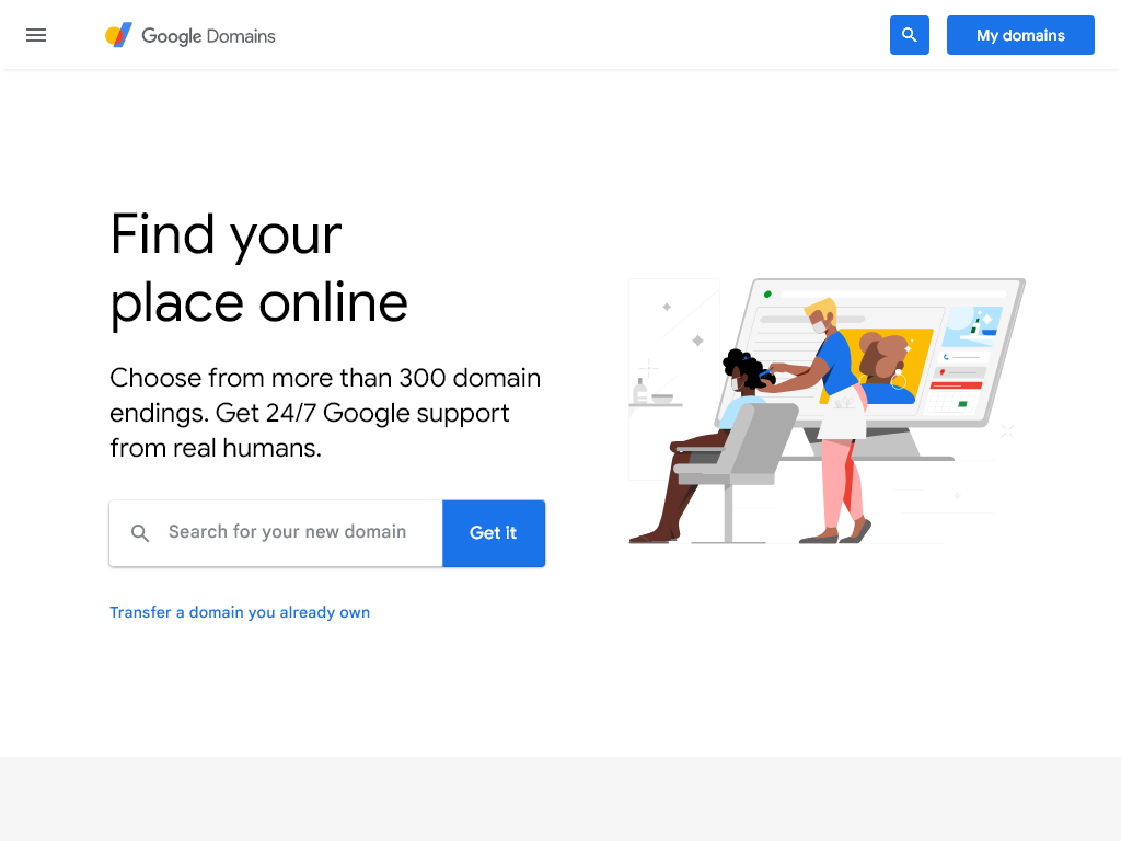 Choose from more than 300 domain endings.-find-Free-AI-tools-Victrays.com_