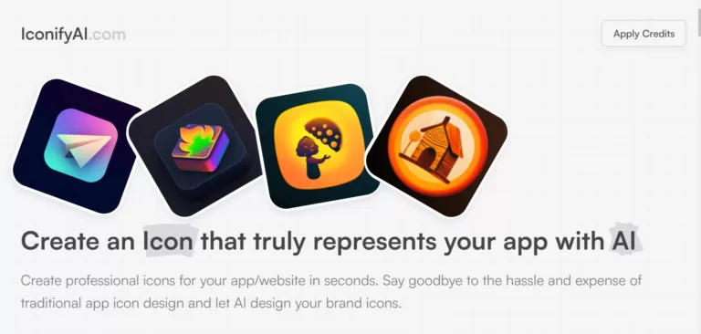 Create professional icons for your app/website in seconds. Say goodbye to the hassle and expense of traditional app icon design and let AI design your brand icons.-find-Free-AI-tools-Victrays.com_