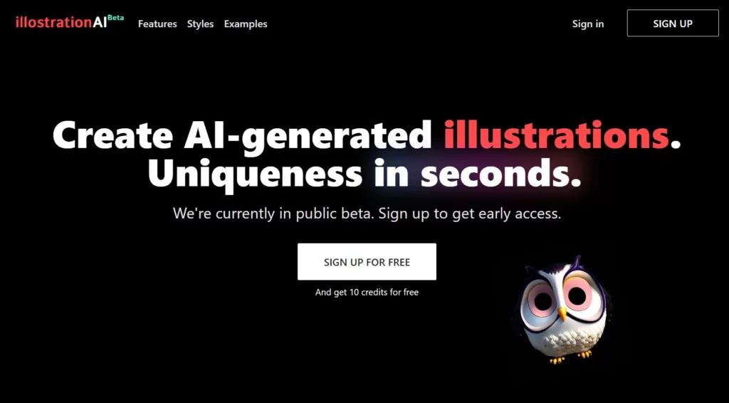 Create AI-generated illustrations. Uniqueness in seconds.