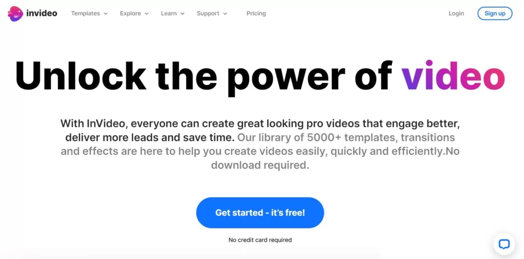 Unlock the power of video.