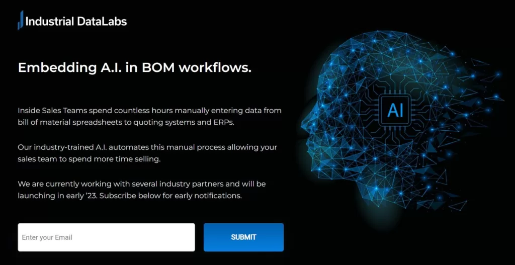 Embedding A.I. in BOM workflows.