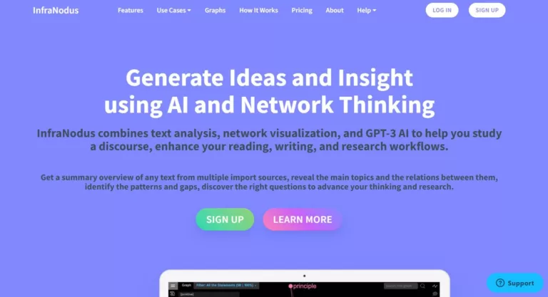 Generate Ideas and Insight using AI and Network Thinking.