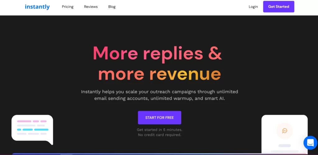 Instantly helps you generate more replies & more revenue. Scale your outreach campaigns through unlimited email sending accounts