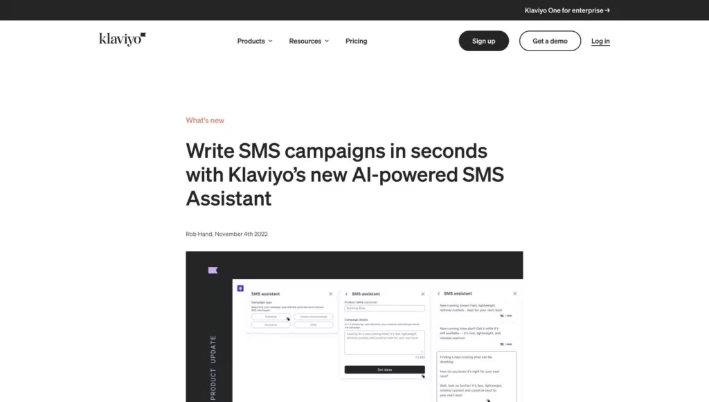 Write SMS campaigns in seconds with Klaviyo’s new AI-powered SMS Assistant-find-Free-AI-tools-Victrays.com_