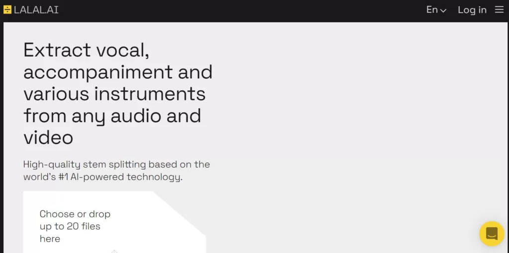A next-generation vocal remover and music source separation service for fast