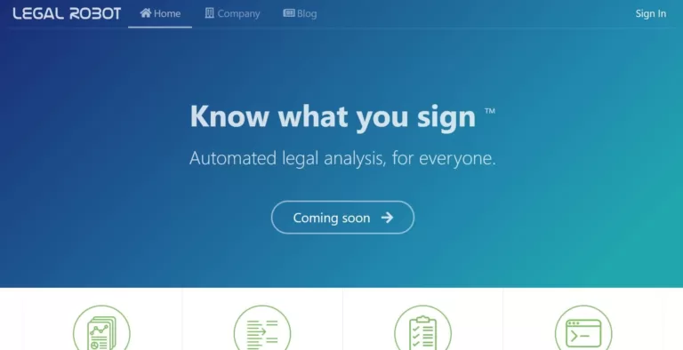 Legal advice requires careful analysis of the law and how it applies to a specific situation. Legal Robot provides information generated by automated analysis of your legal documents in relation to other legal documents and case law. We also provide linguistic and statistical analyses that help you understand potential issues in your legal documents.-find-Free-AI-tools-Victrays.com_