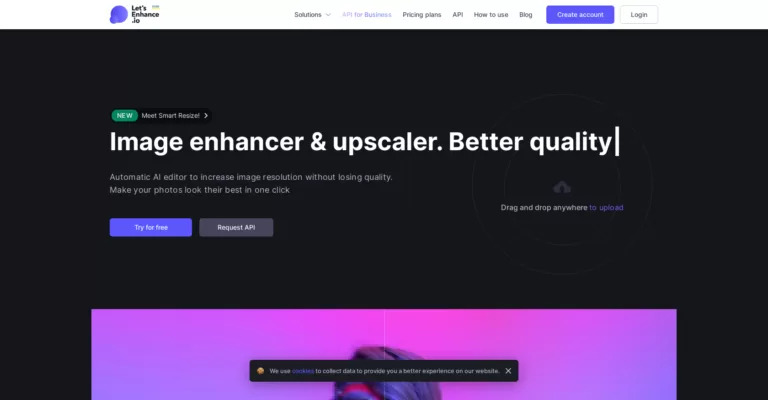 Image enhancer & upscaler. Automatic AI editor to increase image resolution without losing quality. Make your photos look their best in one click-find-Free-AI-tools-Victrays.com_