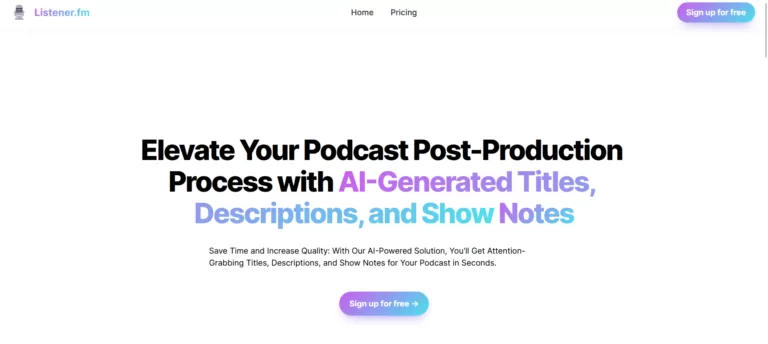 Get started by uploading your podcast episode to your dashboard
