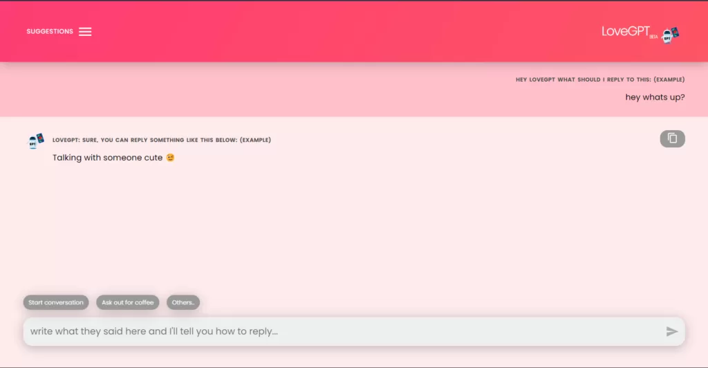 Spice up your love life using this tool!
